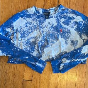 Oversized Ralph Lauren Crop Top